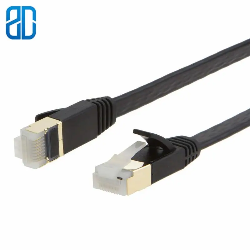 Cat7 Flat Ethernet Cable SSTP Shielded Gold Plated Ethernet Network Patch Cable cat 7/Category 7 High Speed 10 Gigabit 600Mhz
Cat7 Flat Ethernet Cable SSTP Shielded Gold Plated Ethernet Network Patch Cable cat 7/Category 7 High Speed 10 Gigabit 600Mhz
