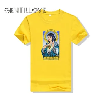 Gentillove Women Short Sleeve O Neck Cotton ulzzang Harajuku T Shirts Casual Saint Mia Print Tshirt Vintage Women Tops Blusas
Gentillove Women Short Sleeve O Neck Cotton ulzzang Harajuku T Shirts Casual Saint Mia Print Tshirt Vintage Women Tops Blusas
