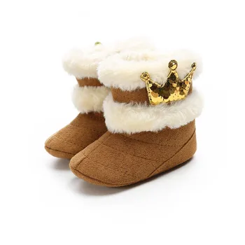New Newborn Baby Infant Toddler Girl Boots Crib Shoes Crown Prewalkers Snow Winter Warm Shoes
New Newborn Baby Infant Toddler Girl Boots Crib Shoes Crown Prewalkers Snow Winter Warm Shoes