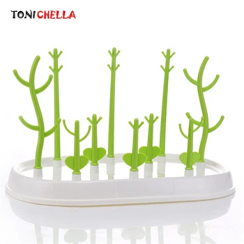 Baby Bottle Drying Rack Cute Tree Baby Feeding Bottles Cleaning Drying Rack Storage Nipple Shelf Pacifier 10 Footholders BB3102
Baby Bottle Drying Rack Cute Tree Baby Feeding Bottles Cleaning Drying Rack Storage Nipple Shelf Pacifier 10 Footholders BB3102