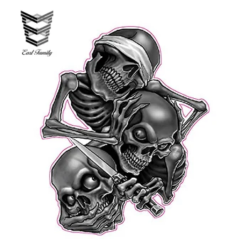 EARLFAMILY 13cm x 10.5cm See no Evil Skull Car Styling Bumper Window Reflective Decals Auto Covers Waterproof Car Stickers
EARLFAMILY 13cm x 10.5cm See no Evil Skull Car Styling Bumper Window Reflective Decals Auto Covers Waterproof Car Stickers