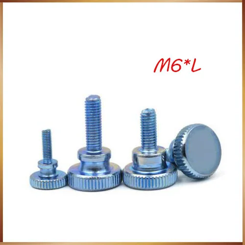 4PCS M6 Knurling Flat high Head Knurled Thumb Screw Hand Tighten Computer Screws carbon steel with znic
4PCS M6 Knurling Flat high Head Knurled Thumb Screw Hand Tighten Computer Screws carbon steel with znic
