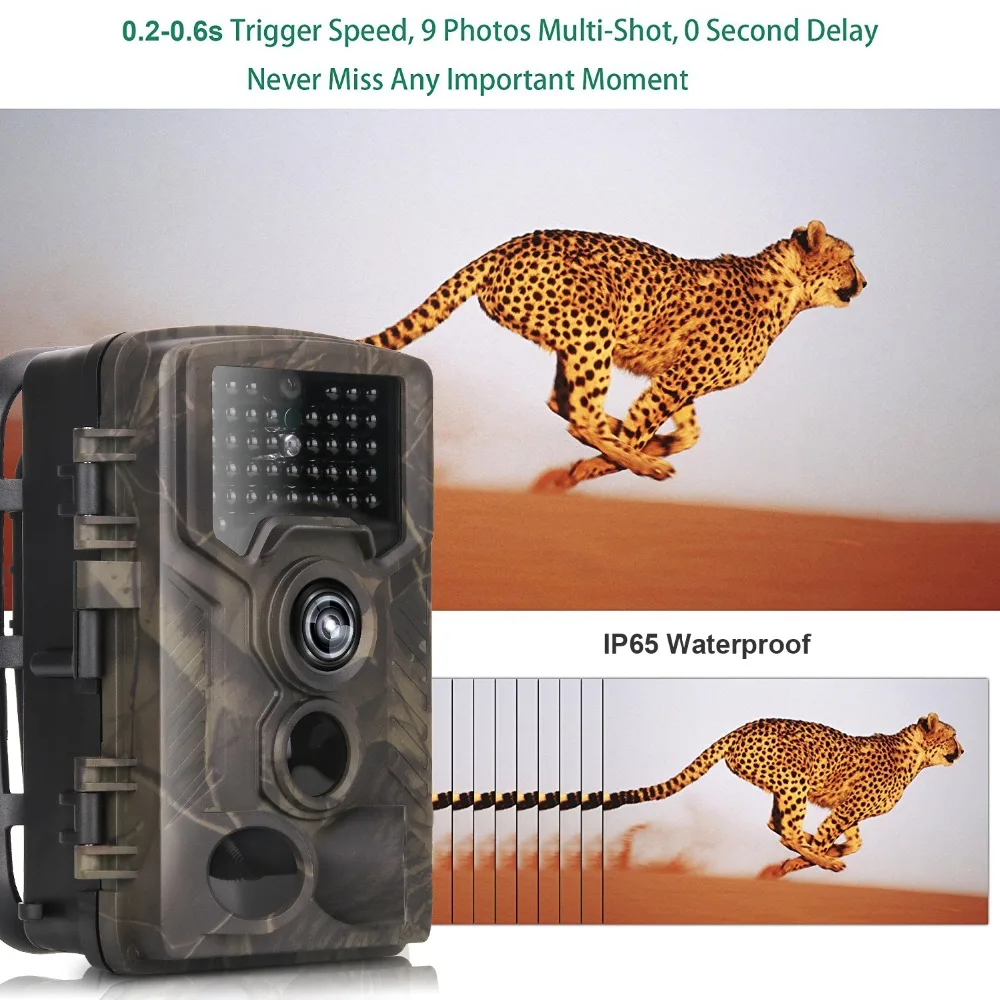 IP66 Hunting Trail Camera HC800A Full HD 12MP 1080P Video Night Vision Camera Trap Scouting Infrared IR Digital Camera Trap (1)