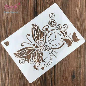 Classic Butterfly Clock Cake Stencil Baking Mold Decoration Wall Painting Album Decorative Embossing Paper Cards DIY Craft Tool
Classic Butterfly Clock Cake Stencil Baking Mold Decoration Wall Painting Album Decorative Embossing Paper Cards DIY Craft Tool