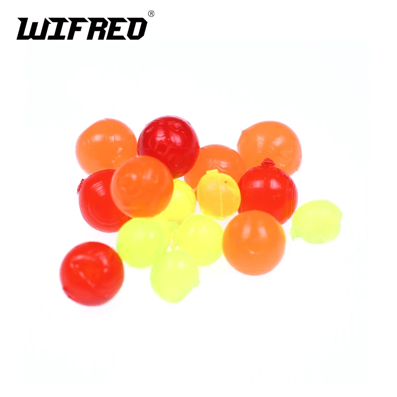 Wifreo 40PCS/Bag 4mm 6mm 8mm Realistic Salmon Egg Roe Elastic Fly Tying Egg Fly Glo Bug Orange Red Chatreuse
Wifreo 40PCS/Bag 4mm 6mm 8mm Realistic Salmon Egg Roe Elastic Fly Tying Egg Fly Glo Bug Orange Red Chatreuse