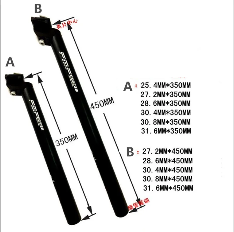 Aluminum Alloy Mtb Mountain Road Bicycle Bike Seatpost 25.4/27.2 / 30.4/30.9 / 31.6 * 350/450mm Seat Posts Tube Cycling Parts
Aluminum Alloy Mtb Mountain Road Bicycle Bike Seatpost 25.4/27.2 / 30.4/30.9 / 31.6 * 350/450mm Seat Posts Tube Cycling Parts