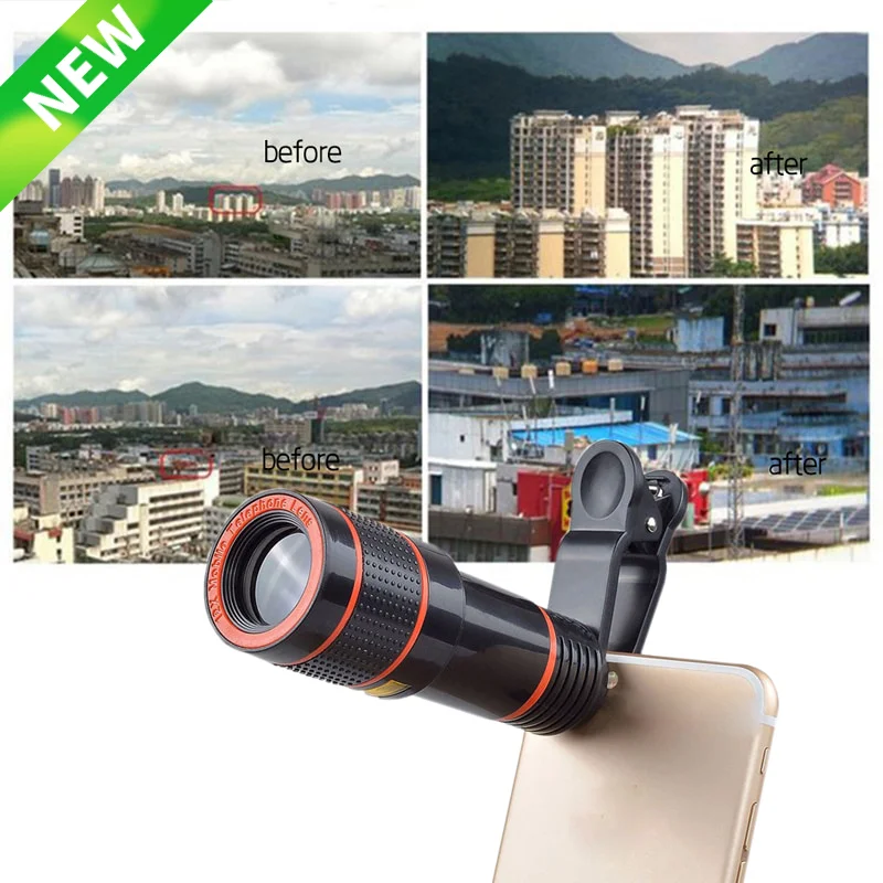 Portable Clip-on 12x Optical Zoom Mobile Phone Telescope Lens HD Feminine Hygiene Product for Health Care Supplies
Portable Clip-on 12x Optical Zoom Mobile Phone Telescope Lens HD Feminine Hygiene Product for Health Care Supplies