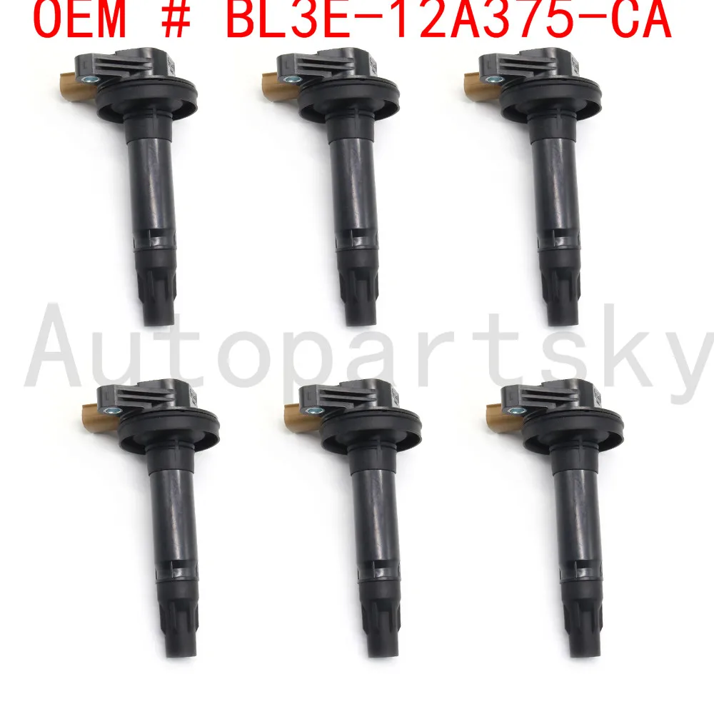6PCS Turbo Ignition Coils For 11-17 ECOBOOST FLEX F150 F-15 TAURUS MKS MKT Ford Explorer BL3E-12A375-CA , BL3E12A375CA
6PCS Turbo Ignition Coils For 11-17 ECOBOOST FLEX F150 F-15 TAURUS MKS MKT Ford Explorer BL3E-12A375-CA , BL3E12A375CA