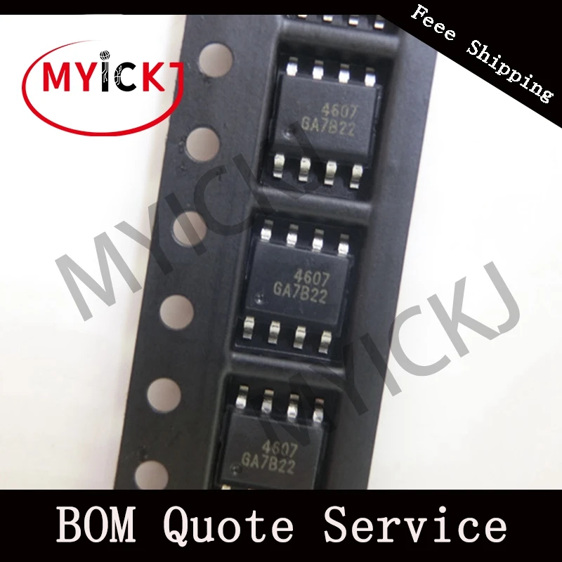 10pcs AO4607 IC CHIP Complementary Enhancement Mode Field Effect Transistor sop8 4607
10pcs AO4607 IC CHIP Complementary Enhancement Mode Field Effect Transistor sop8 4607