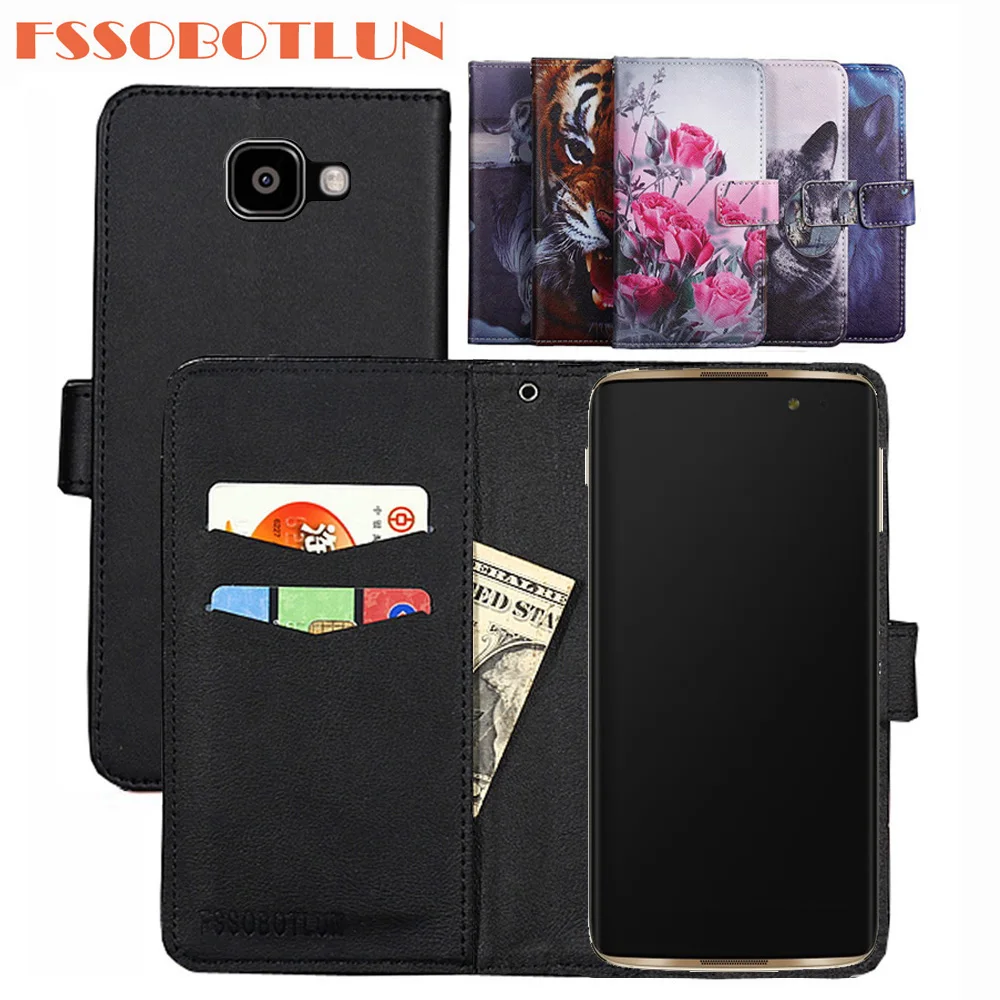 

For Alcatel One Touch Idol 4S 6070 6070K 6070Y 6070O 6071w Case PU Leather Retro Flip Cover Magnetic Wallet For Alcatel Idol 4S