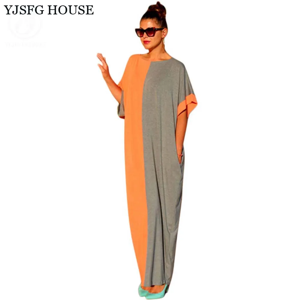 YJSFG HOUSE Casual Vintage Women 2017 Summer Long Maxi Party Office Dresses Sexy Loose Short Sleeve Patchwork Boho Beach Dress
YJSFG HOUSE Casual Vintage Women 2017 Summer Long Maxi Party Office Dresses Sexy Loose Short Sleeve Patchwork Boho Beach Dress