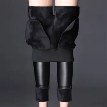 Plus Size 6XL High Waist Leather Leggings Women Plus Velvet Thick Winter Leggings Stretch Black Legging Femme Warm Leggins C5167
Plus Size 6XL High Waist Leather Leggings Women Plus Velvet Thick Winter Leggings Stretch Black Legging Femme Warm Leggins C5167