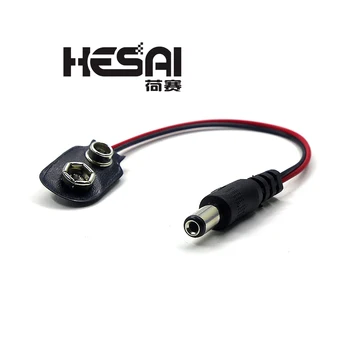 10pcs/lot Experimental 9V Battery Snap Power Cable to DC 9V Clip Male Line Battery Adapter for arduino Diy Kit
10pcs/lot Experimental 9V Battery Snap Power Cable to DC 9V Clip Male Line Battery Adapter for arduino Diy Kit