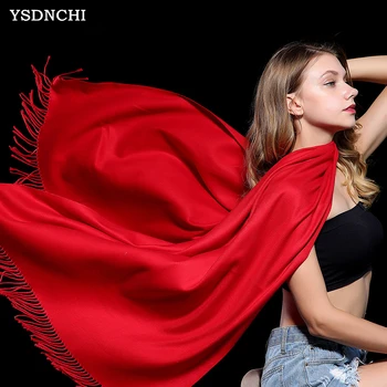 YSDNCHI Brand Women Scarf Fashion Soild Autumn Winter Cashmere Scarves Lady Warmer Pashmina Long Shawl Wraps Bandana Foulard
YSDNCHI Brand Women Scarf Fashion Soild Autumn Winter Cashmere Scarves Lady Warmer Pashmina Long Shawl Wraps Bandana Foulard