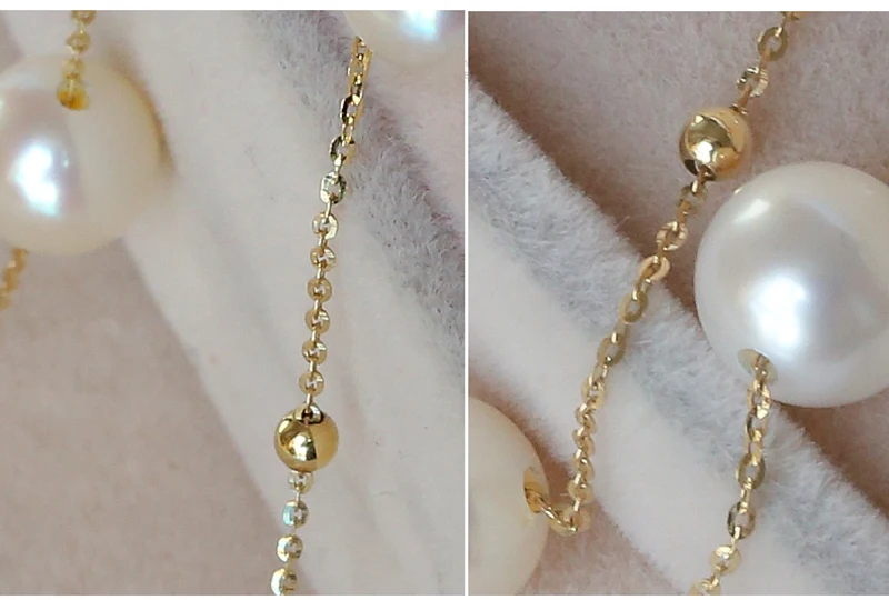 Classical 18k gold beads and pearls star family necklace choker sweater chain for women ladies Mom girls best gift in summer Classical 18k gold beads and pearls star family necklace choker sweater chain for women ladies Mom girls best gift in summer