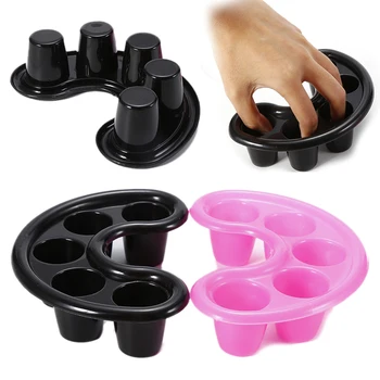 Artificial Nail Removal Nail Art Hand Soaker Wash Bowl Cuticle Removal Tray Acetone Resistant Handheld Polish Remover TSLM2