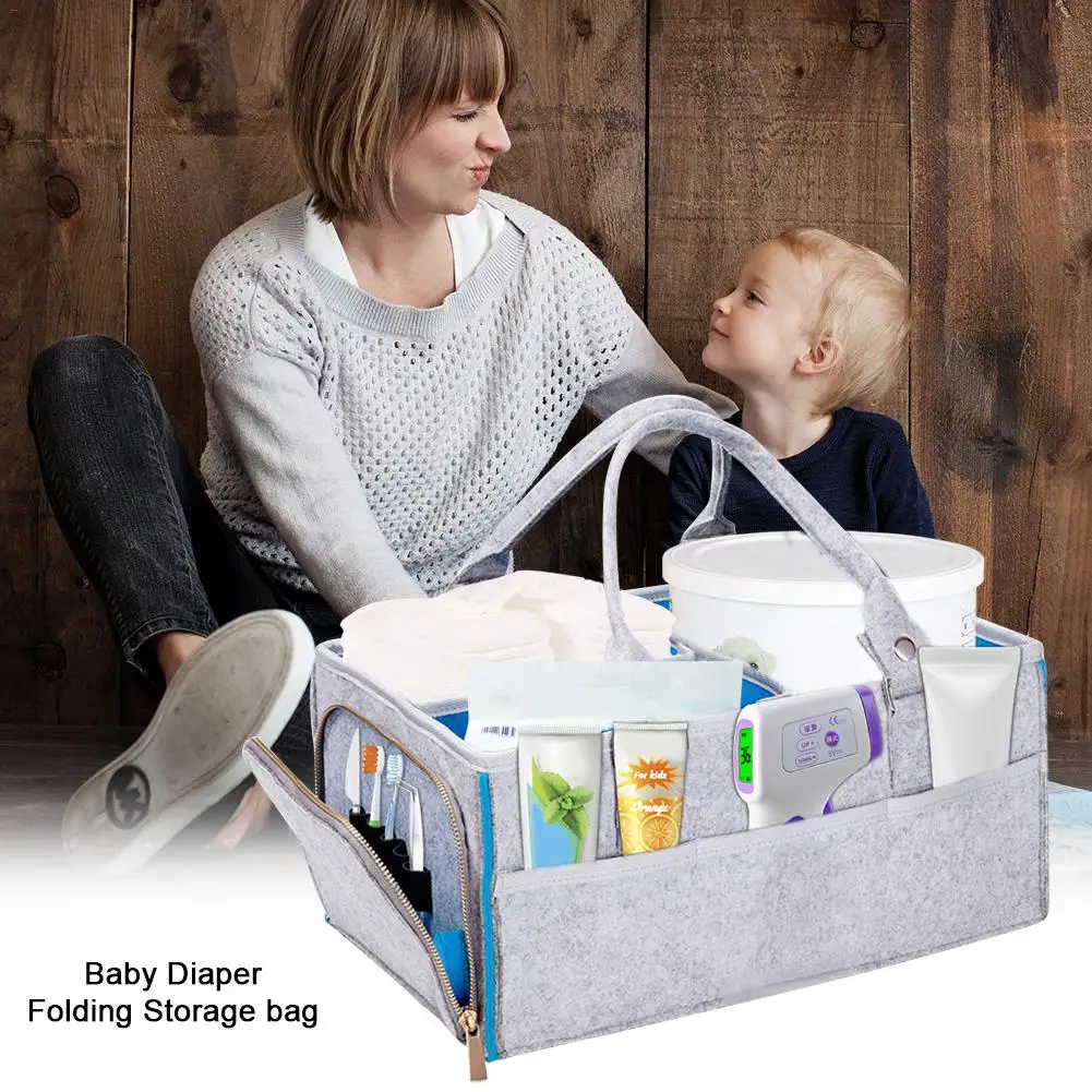Водонепроницаемый детский подгузник сумка для хранения детская корзина игрушек