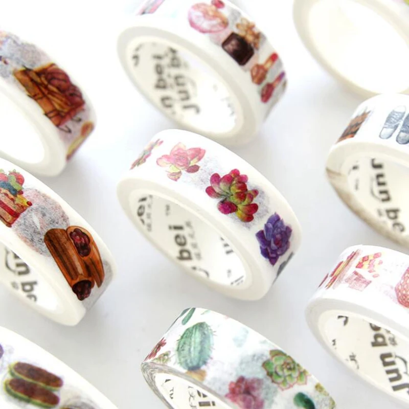 Decorative Washi Tape masking Cactus School Supply DIY Craft Decor Scrapbooking Tape Diary Album Journal Stickers Stationery
Decorative Washi Tape masking Cactus School Supply DIY Craft Decor Scrapbooking Tape Diary Album Journal Stickers Stationery