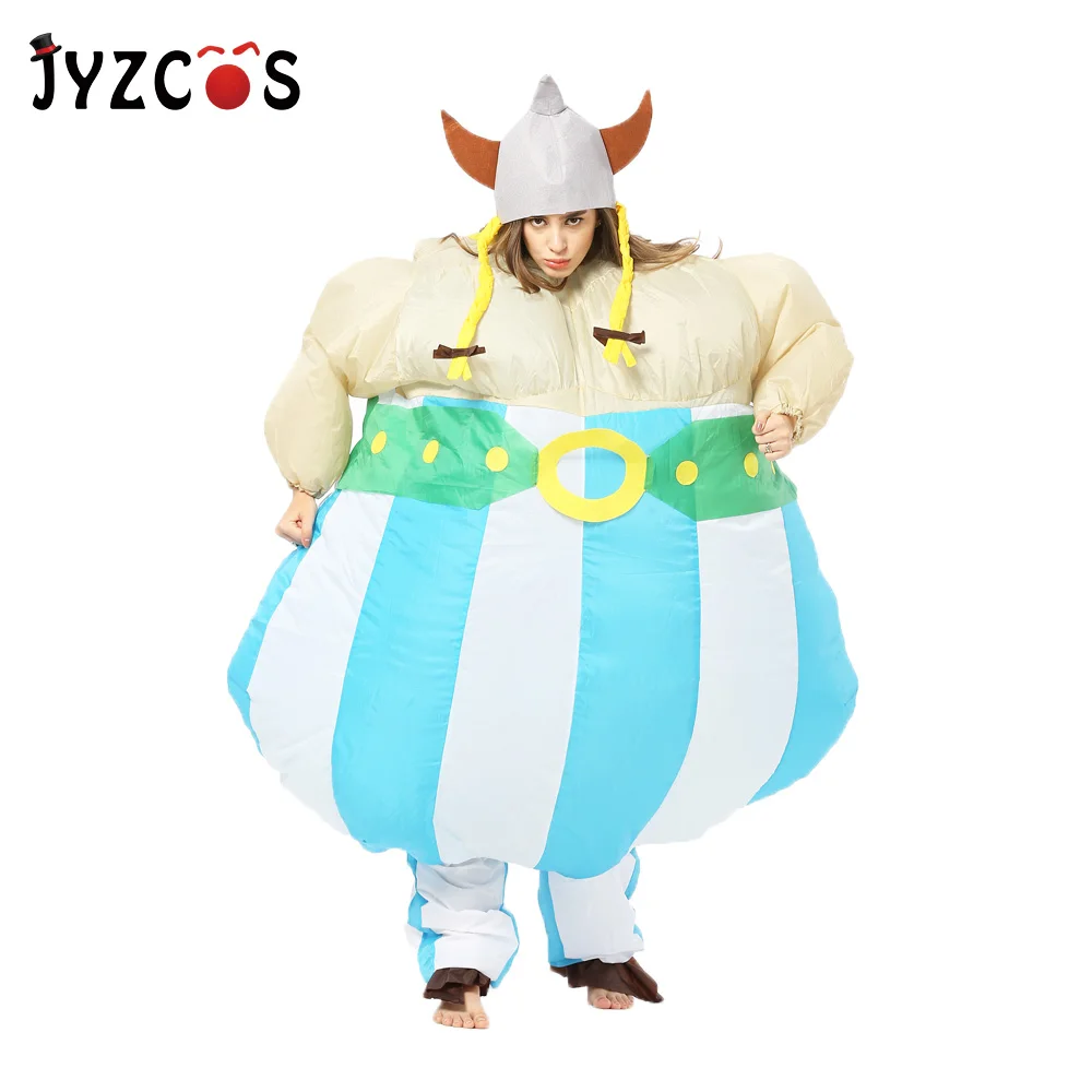 JYZCOS Viking Inflatable Costume Vikinger Cosplay Costume Purim Halloween Carnival Costume for Adult Men Women Party Fancy Dress
JYZCOS Viking Inflatable Costume Vikinger Cosplay Costume Purim Halloween Carnival Costume for Adult Men Women Party Fancy Dress