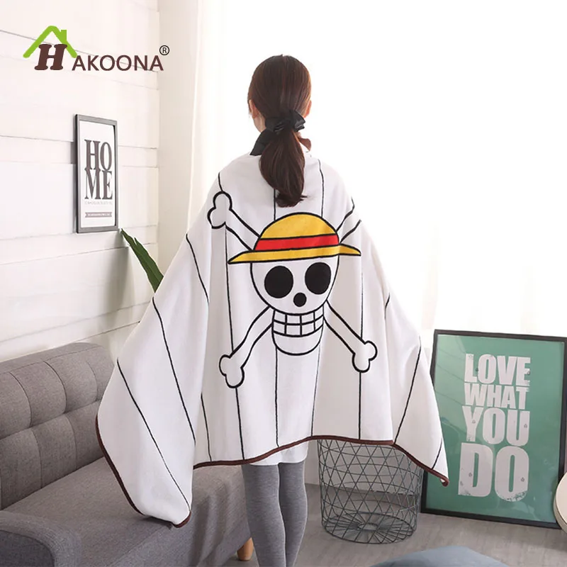 HAKOONA One Piece Multi-Purpose Blanket Cartoon Cute Soft Throws 100x160cm Car Travel Home Office Casual Shawl Blankets | Дом и сад