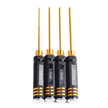 4 Pcs/Set Hex Screw Driver Titanium Plating Hardened 1.5/2.0/2.5/3.0mm Screwdriver For Rc Helicopter Toys Tools
4 Pcs/Set Hex Screw Driver Titanium Plating Hardened 1.5/2.0/2.5/3.0mm Screwdriver For Rc Helicopter Toys Tools
