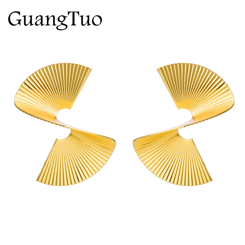 EK2166 European Brand Exaggerated Irregular Spiral Stud Earrings For Women Fashion Jewelry Gold Color Metal Brincos Punk Style
EK2166 European Brand Exaggerated Irregular Spiral Stud Earrings For Women Fashion Jewelry Gold Color Metal Brincos Punk Style