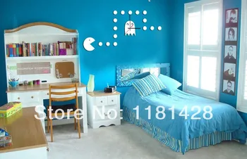 MEYA Acrylic Pac Man Wall Clock Mirror Sticker , 3D Acrylic Mirror Sticker Kids Home Decoration
MEYA Acrylic Pac Man Wall Clock Mirror Sticker , 3D Acrylic Mirror Sticker Kids Home Decoration