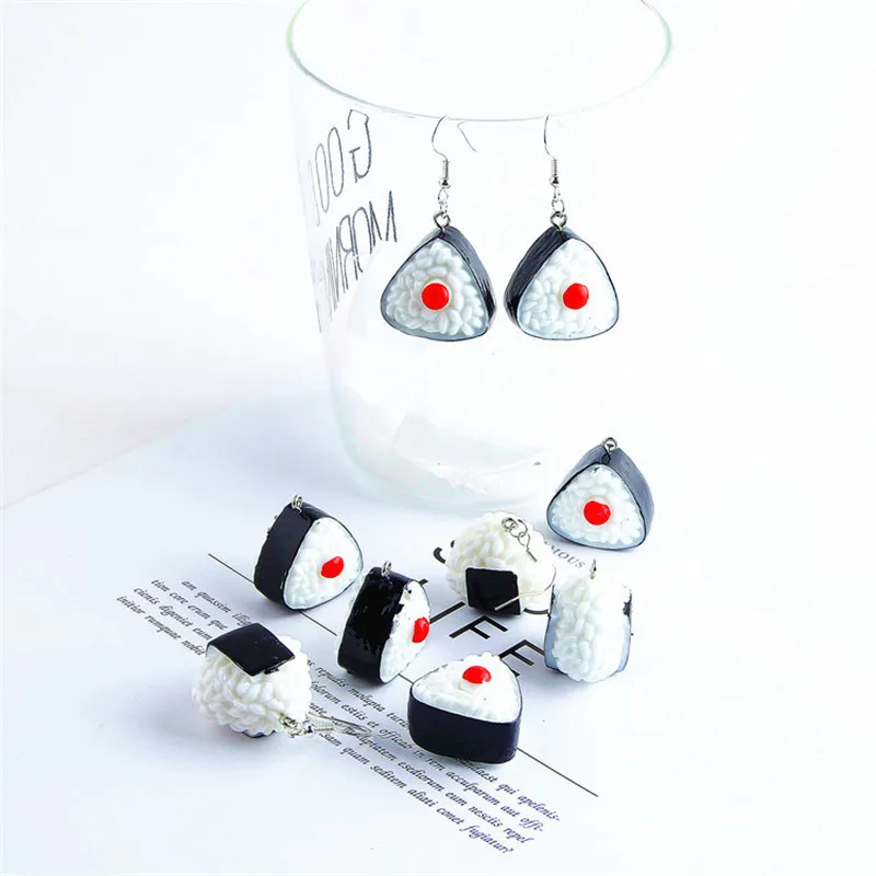 4ps Simulation Food Rice Ball Cute Earrings Stud Resin Charms Findings Diy Women Trendy Earring Pendant Jewelry Accessories F346
4ps Simulation Food Rice Ball Cute Earrings Stud Resin Charms Findings Diy Women Trendy Earring Pendant Jewelry Accessories F346