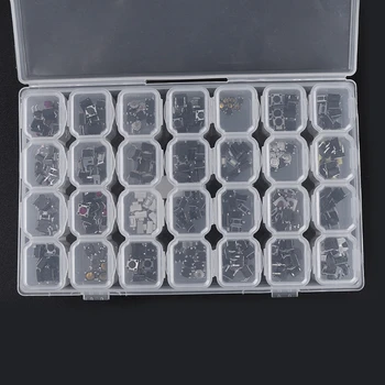 28 Types 280pcs Tactile Push Button Switch Car Remote Button Microswitch Tools Part For Car Remote Air Conditioning
28 Types 280pcs Tactile Push Button Switch Car Remote Button Microswitch Tools Part For Car Remote Air Conditioning