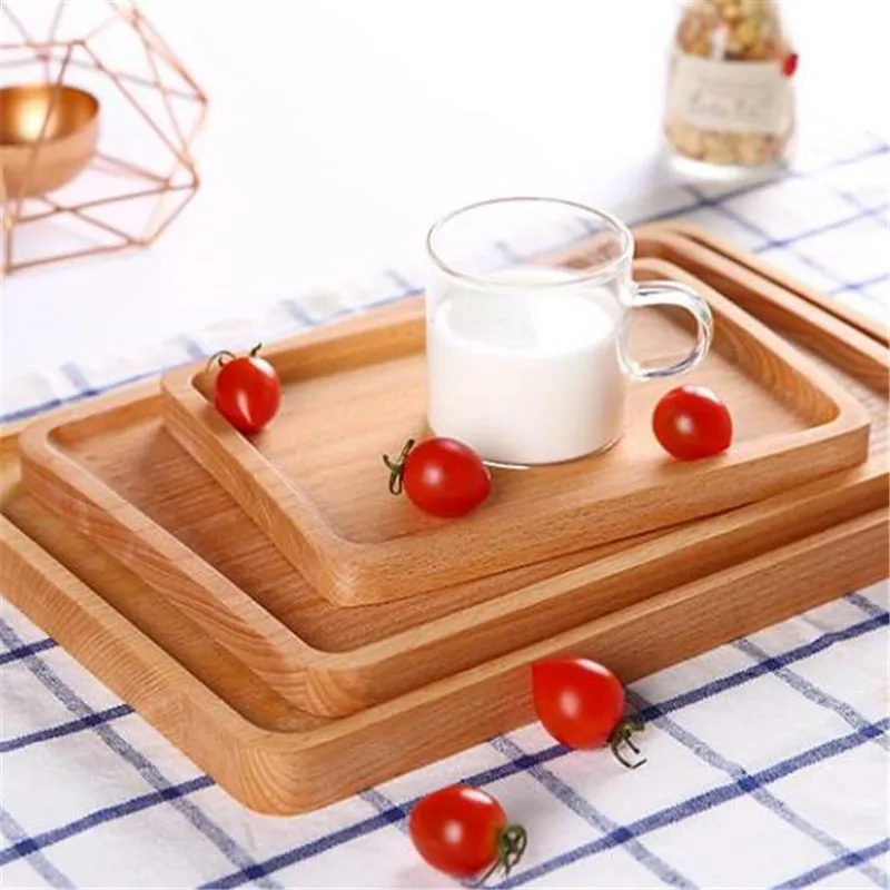 1pc Rectangular Wooden Tray Breakfast Food Dinner Dessert Tea Tray Wood Tray Family Kitchen Accessories Organizer
1pc Rectangular Wooden Tray Breakfast Food Dinner Dessert Tea Tray Wood Tray Family Kitchen Accessories Organizer
