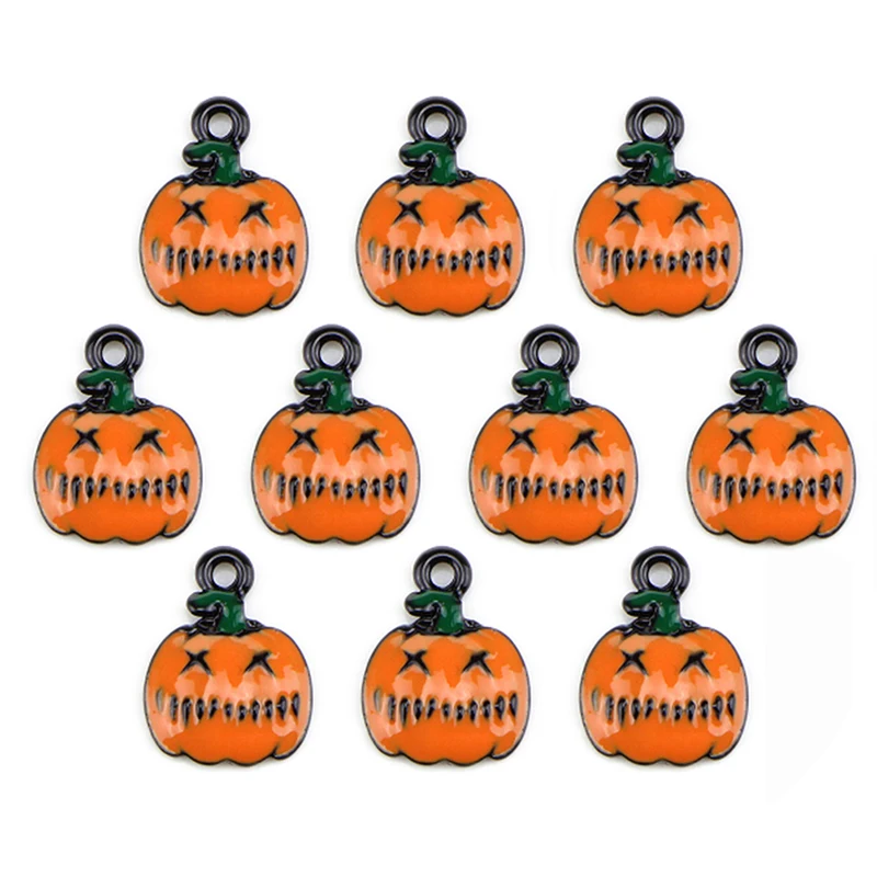 10PCS Pumpkin Beads Fashion Chic Halloween Enamel Charms Pendant DIY Jewelry Findings Hot
10PCS Pumpkin Beads Fashion Chic Halloween Enamel Charms Pendant DIY Jewelry Findings Hot