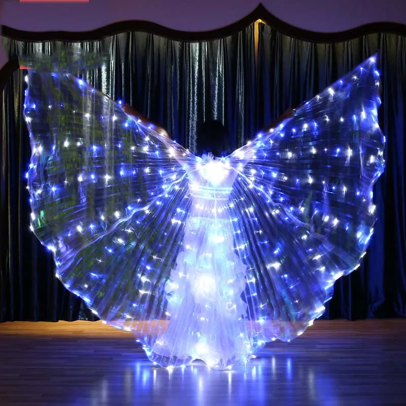 Belly Dance LED Isis Blink Flashing Wings Belly Dancing Accessory Popular Stage Performance Props Wings Props With Sticks
Belly Dance LED Isis Blink Flashing Wings Belly Dancing Accessory Popular Stage Performance Props Wings Props With Sticks