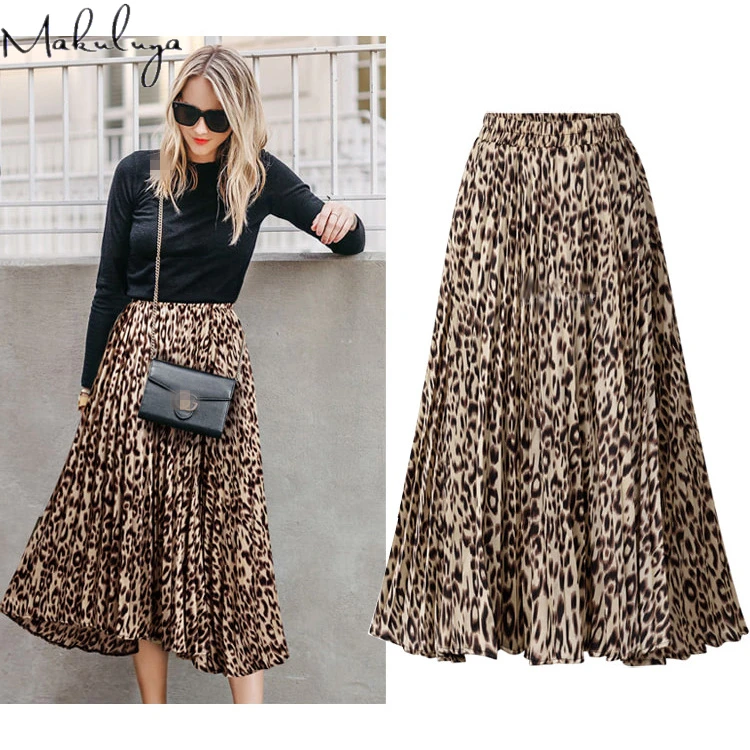Makuluya Women's High Street Leopard Spot Printed Chic Pleated Skirts High Waist Plus Size Vintage Casual Streetwear Punk L6
Makuluya Women's High Street Leopard Spot Printed Chic Pleated Skirts High Waist Plus Size Vintage Casual Streetwear Punk L6