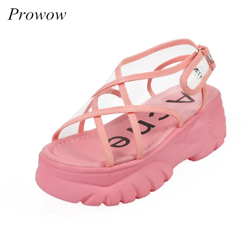 2019 Prowow Summer Open Toe Buckle Women'S Shoes With Muffin Bottom Sandals Fashion Wild Non-Slip Wear Ladies Summer Sandals New
2019 Prowow Summer Open Toe Buckle Women'S Shoes With Muffin Bottom Sandals Fashion Wild Non-Slip Wear Ladies Summer Sandals New