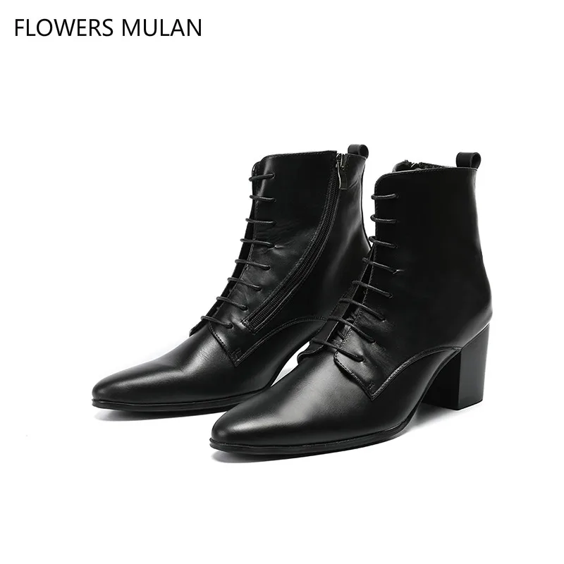 Mens shoes high heels botas militares plus size black genuine leather boots men lace up rain high top ankle chelsea boots 2018
Mens shoes high heels botas militares plus size black genuine leather boots men lace up rain high top ankle chelsea boots 2018