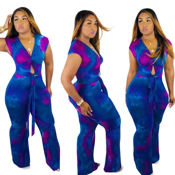Sexy Gradient Color Print Deep V Strapless Strap Sleeveless Hollow Out Bandage Women Casual Jumpsuits
Sexy Gradient Color Print Deep V Strapless Strap Sleeveless Hollow Out Bandage Women Casual Jumpsuits