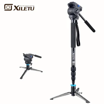 Xiletu MV284A LS4 Aluminum Monopod& Support Frame Hydraulic Head Camera Stabilizer For Canon Eos Nikon DSLR Camera
Xiletu MV284A LS4 Aluminum Monopod& Support Frame Hydraulic Head Camera Stabilizer For Canon Eos Nikon DSLR Camera