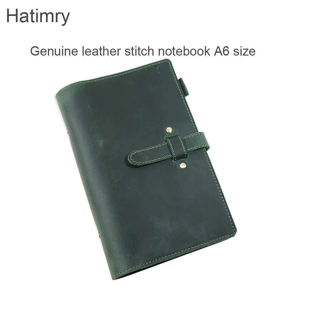 Haitmry DIY Genuine Leather A6 size Stitch Spiral jorunal Notebook loose leaf Cowhide Diary ring binder book business books
Haitmry DIY Genuine Leather A6 size Stitch Spiral jorunal Notebook loose leaf Cowhide Diary ring binder book business books