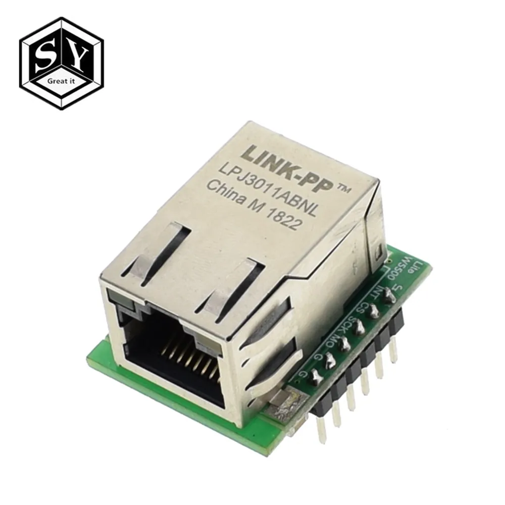 1PCS Great IT Smart Electronics USR-ES1 W5500 Chip New SPI to LAN/ Ethernet Converter TCP/IP Mod
1PCS Great IT Smart Electronics USR-ES1 W5500 Chip New SPI to LAN/ Ethernet Converter TCP/IP Mod