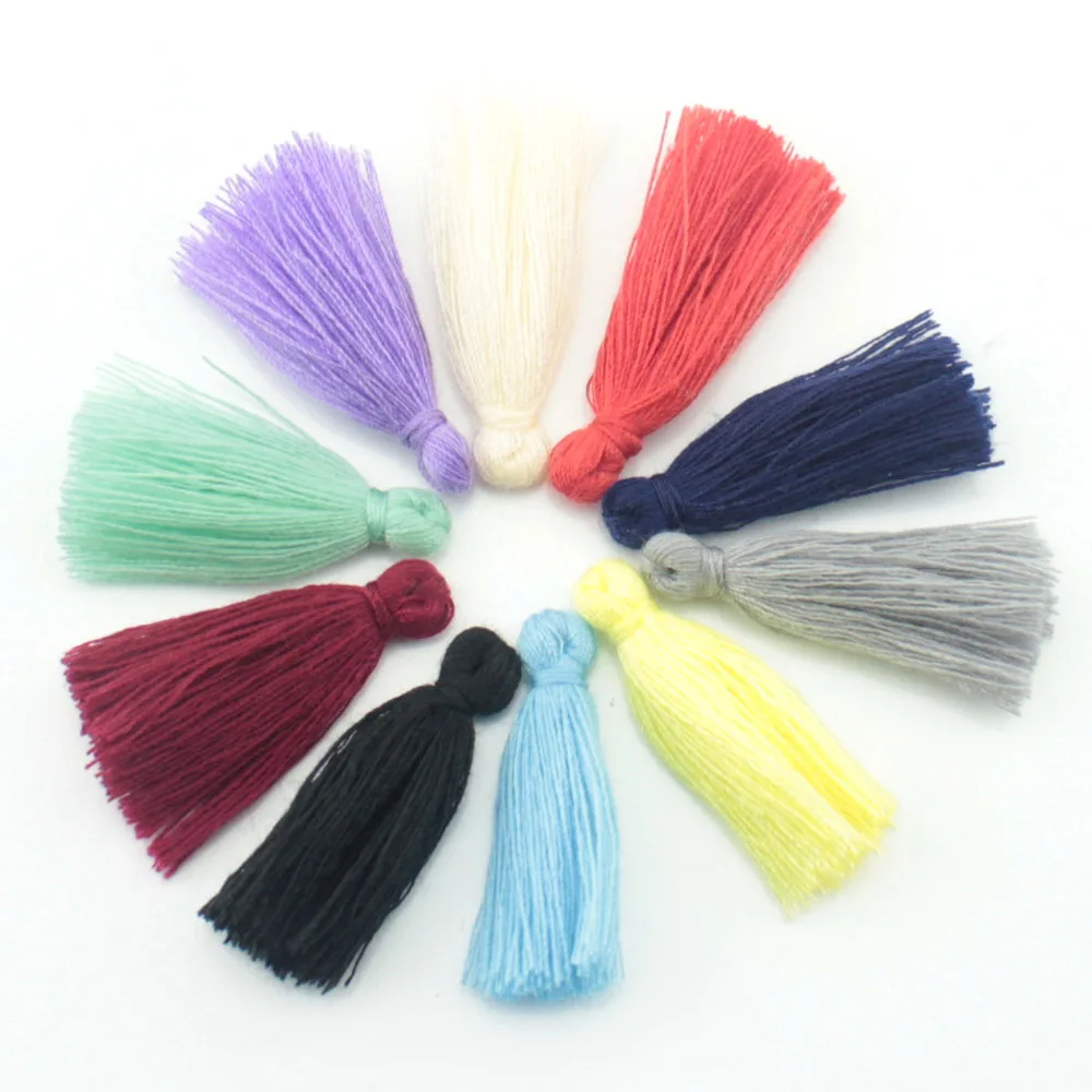 10pcs Cotton Tassels Earrings Necklace Pendant Satin Tassels for DIY Jewelry Making Findings Materials about 3cm
10pcs Cotton Tassels Earrings Necklace Pendant Satin Tassels for DIY Jewelry Making Findings Materials about 3cm