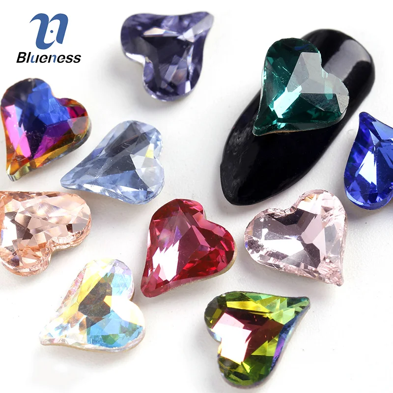 Blueness 5PCS Heart Shape Drill 10 Colors K9 Glass Diamond Nail Art Rhinestone Nail Glitter Crystal Stones PJ663-673
Blueness 5PCS Heart Shape Drill 10 Colors K9 Glass Diamond Nail Art Rhinestone Nail Glitter Crystal Stones PJ663-673