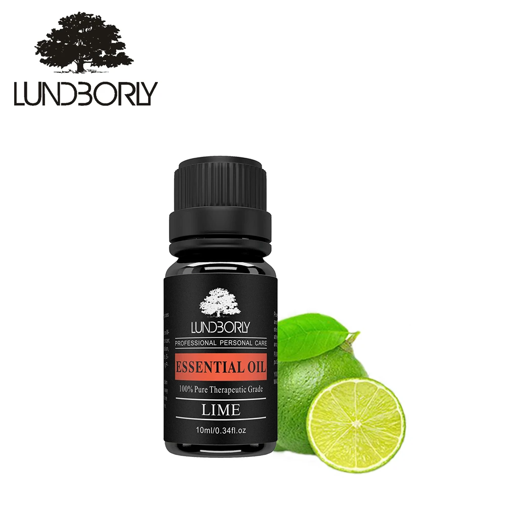 Эфирные масла Lundborly Lime 100% чистый натуральный 10 мл Органическое средство для