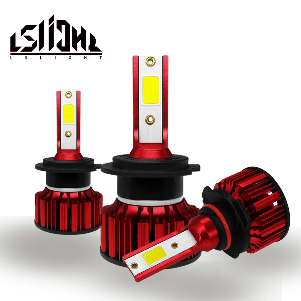 LSlight LED Headlights H4 H7 9005 9006 H8 H11 HB2 HB3 HB4 LED Auto Bulbs Lampada 6000k 50w 6000lm 12V 24V Car Light Turbo canbus
LSlight LED Headlights H4 H7 9005 9006 H8 H11 HB2 HB3 HB4 LED Auto Bulbs Lampada 6000k 50w 6000lm 12V 24V Car Light Turbo canbus