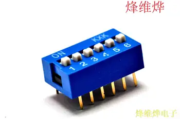 6P DIP switch level toggle switch DIP switch 6 feet away from 2.54MM blue ( 40 )
6P DIP switch level toggle switch DIP switch 6 feet away from 2.54MM blue ( 40 )