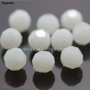 Isywaka 8mm 70Pcs Non-hyaline White Color Football Faceted Austrian crystal Beads Round Glass Loose beads accessories DIY Making
Isywaka 8mm 70Pcs Non-hyaline White Color Football Faceted Austrian crystal Beads Round Glass Loose beads accessories DIY Making