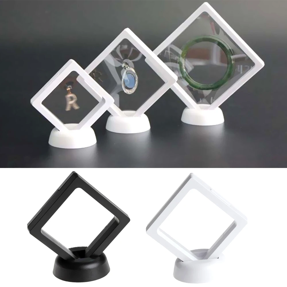 PET Membrane Floating Clear Arylic Jewelry Ring Pendant Display Stand Holder Bague Packaging Box Protect Jewellery & Stones Case
PET Membrane Floating Clear Arylic Jewelry Ring Pendant Display Stand Holder Bague Packaging Box Protect Jewellery & Stones Case