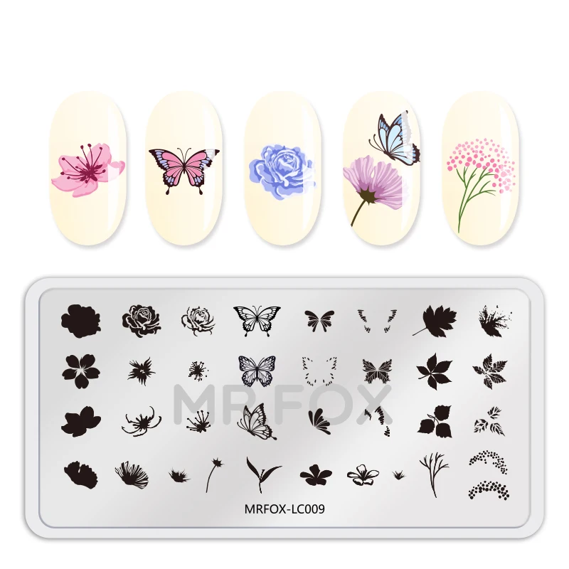 Nail Art Stamping Plates Butterfly Flower Cactus Tree Patten Mandala Spring Stamp Template Manicure Stamping Plate Stencil Tool
Nail Art Stamping Plates Butterfly Flower Cactus Tree Patten Mandala Spring Stamp Template Manicure Stamping Plate Stencil Tool