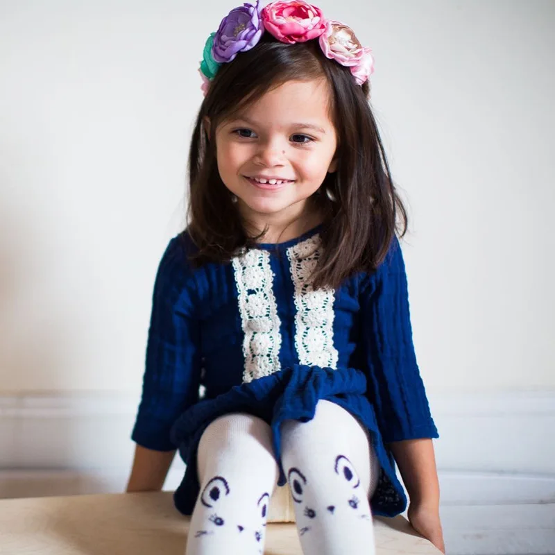 Mother nest Lone Sleeves Baby Girl Lace Dress Dark Blue Linen Cute Newborn Clothes Dresses Children Simple Cotton 1st Birthday (19)