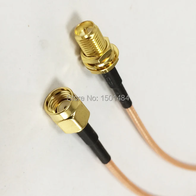 New RP-SMA Male Plug Connector Switch RP-SMA Female Jack Convertor RG316 Cable 15CM 6" Adapter
New RP-SMA Male Plug Connector Switch RP-SMA Female Jack Convertor RG316 Cable 15CM 6" Adapter