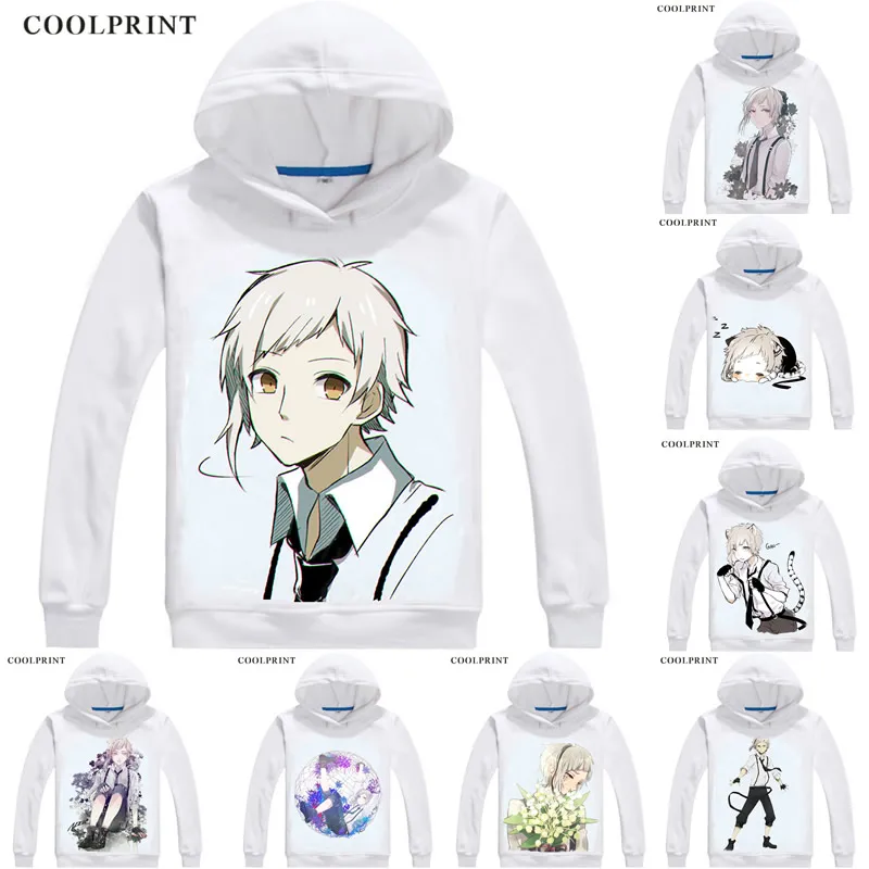 Nakajima Atsushi White Tiger Mens Hoodies Bungou Stray Dogs Literary Men Sweatshirt Streetwear Anime Hoodie Printed Long Hooded
Nakajima Atsushi White Tiger Mens Hoodies Bungou Stray Dogs Literary Men Sweatshirt Streetwear Anime Hoodie Printed Long Hooded